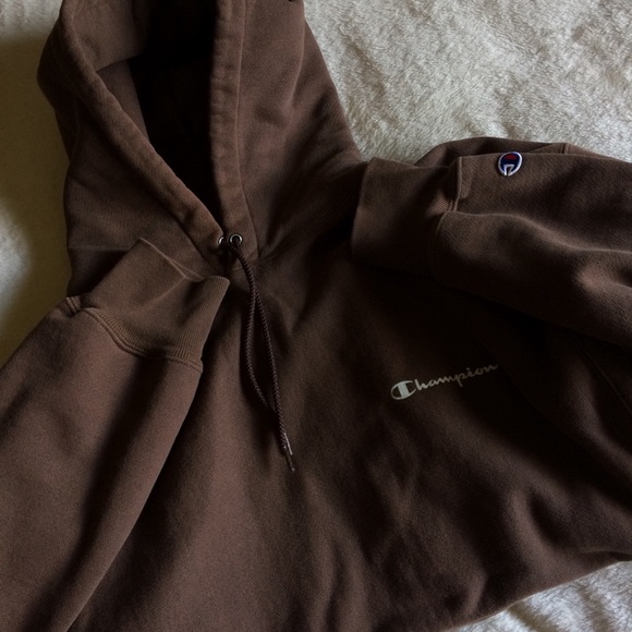 Champion Tops - Brown Vintage Champion Hoodie